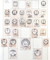 Ausztria okmánybélyeg speciál gyűjtemény a kezdetektől az 1920-as évekig, kb 2.200-2.500 db benne ma...