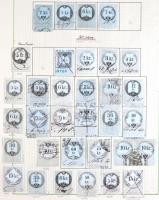 Ausztria okmánybélyeg speciál gyűjtemény a kezdetektől az 1920-as évekig, kb 2.200-2.500 db benne ma...