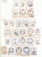 Ausztria okmánybélyeg speciál gyűjtemény a kezdetektől az 1920-as évekig, kb 2.200-2.500 db benne ma...