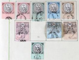 Ausztria okmánybélyeg speciál gyűjtemény a kezdetektől az 1920-as évekig, kb 2.200-2.500 db benne ma...