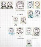 Ausztria okmánybélyeg speciál gyűjtemény a kezdetektől az 1920-as évekig, kb 2.200-2.500 db benne ma...