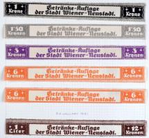 Ausztria okmánybélyeg speciál gyűjtemény a kezdetektől az 1920-as évekig, kb 2.200-2.500 db benne ma...