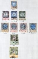 Ausztria okmánybélyeg speciál gyűjtemény a kezdetektől az 1920-as évekig, kb 2.200-2.500 db benne ma...