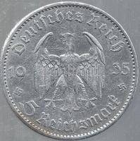 Német 3. Birodalom 1935A 5M Ag "Garnisonkirche" T:2-,3 German Third Reich 1935A 5 Marks Ag "Garnisonkirche" C:aVF Krause KM#82
