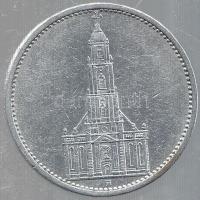 Német 3. Birodalom 1935A 5M Ag "Garnisonkirche" T:2-,3
German Third Reich 1935A 5 Marks Ag...