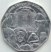 Ausztria 2002. 5&#8364; Ag "250 éves a schönbrunn-i állatkert" T:BU
Austria 2002. 5 Eu...
