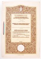 1935 Bp., Szabadalmi okirat tüzelőanyagszivattyút működtető szerkezetről, leírás és 3 rajz