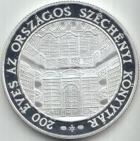 2002. 3000Ft Ag "Széchenyi Könyvtár" T:PP tanúsítvánnyal. Csak 3000db!