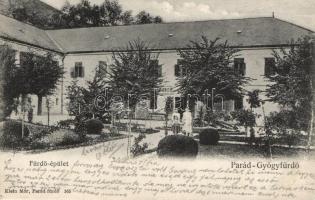 Parád-gyógyfürdő fürdő épület; Klein Mór kiadása