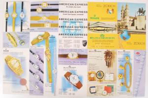 cca 1950-1960 Zürich térkép, 32x49 cm