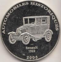 Kongó 2003. 10Fr Renault - 1922 T:PP Congo 2003. 10 Francs CuNi Renault - 1922 C:PP