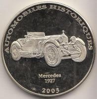 Kongó 2003. 10Fr Mercedes - 1927 T:PP Congo 2003. 10 Francs CuNi Mercedes - 1927 C:PP