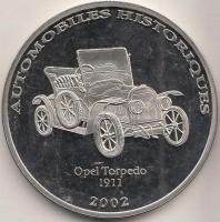 Kongó 2002. 10Fr Opel Torpedo - 1911 T:PP Congo 2002. 10 Francs CuNi Opel Torpedo - 1911 C:PP