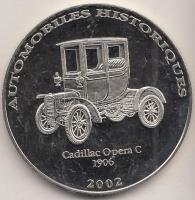 Kongó 2002. 10Fr Cadillac Opera C - 1906 T:PP Congo 2002. 10 Francs CuNi Cadillac Opera C - 1906 C:PP