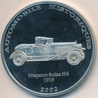 Kongó 2002. 10Fr "Hispano Suiza H6 - 1919" T:PP
Congo 2002. 10 Francs CuNi "Hispano S...