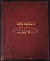 1897 Az Aeneis második énekének tartalma latin nyelven. Diplomadolgozat, akvarellel és tusrajzokkal,...