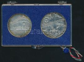 1974. 50Ft Ag + 100Ft Ag "MNB" pár T:BU Eredeti kék MNB plasztiktokban!