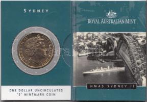 Ausztrália 2000. 1$ "HMAS Sydney II" eredeti papírtokban T:1 Australia 2000. Dollar "HMAS Sydney II" in original paper case C:UNC Krause KM# 422