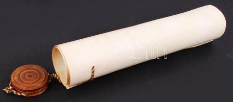 1906 Bp., Magyar Királyi József-Műegyetem által kiadott gépészmérnöki diploma