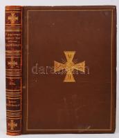 Emlékkönyv, melyet Magyarország ezeréves fennállásának ünnepént közrebocsát a hazai cziszterczi rend. Bp., 1896, Hornyánszky Viktor. Képekkel illusztrált, kiadói félbőr kötés, kissé kopott bordázott gerinc, festett lapszélek, jó állapotban.