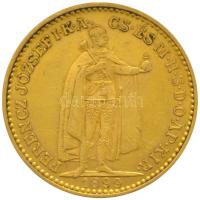 1899KB 20K Au "Ferenc József" Körmöcbánya (6.79g/0.900) T:2,2- Hungary 1899KB 20 Korona Au "Franz Joseph" Kremnitz (6.79g/0.900) C:XF,VF Adamo K9