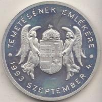 1993. "1993. szeptember 4." Horthy Miklós temetésének emlékére Ag emlékérem (32.91g/0.925/...