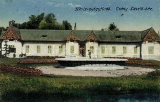 Hévíz-gyógyfürdő Csány László ház, Divald & Monostory