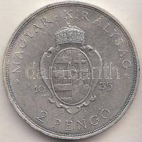 1935. 2P Ag "Pázmány" T:2 Adamo P7.1