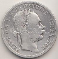 Ausztria 1878. 1Fl Ag "Ferenc József" T:3 Austria 1878. 1 Florin Ag "Franz Joseph" C:F Krause KM#2222