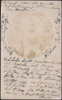1915 Paratchin, Dr. Brezovszky Emil katonaorvos a szerbiai fogolytáborban, cenzúrázott, postán küldött fotóképeslap, 9x14 cm