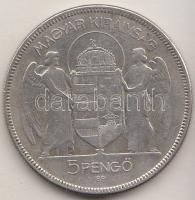 1930. 5P Ag "Horthy-jobbra" T:3 Adamo P8