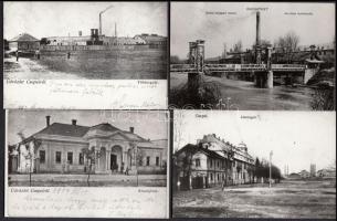 10 db reprodukció 1900-1930 közötti Budapest és környéke képeslapokról (Óbuda, Római-fürdő, Csillagh...