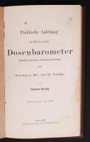 Edmund Herzog: Praktische Anleitung zum Höhenmessen mittelst Dosenbarometer Pest, 1870 Szerzői. Kissé foltos egészvászon kötésben