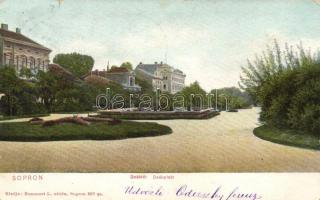 Sopron, Deák tér, kiadja Kummert L. utóda (kis szakadás / small tear)