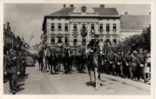 Szatmárnémeti, bevonulás / entry of the Hungarian troops, Horthy