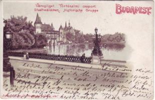 Budapest Városliget litho