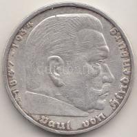 Német 3. Birodalom 1936A 5M Ag "Hindenburg" T:2-
German Third Reich 1936A 5 Marks Ag "...