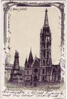 Budapest Mátyás templom litho