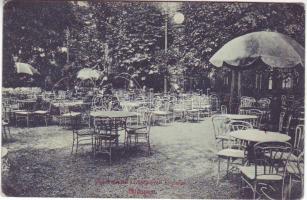 Budapest Vigadó kioszk kávéház nyári helysége