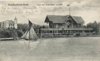 Balatonfüred Club ház, prímási nyaraló, Divald & Monostory