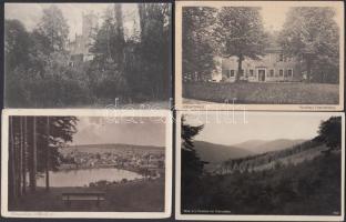 6 db régi német városképes lap / 6 old German postcards