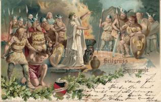 Deutschen in Böhmen / German patriotic propaganda, litho (fa)