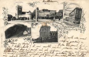 Walbrzych, Waldenburg in Schlesien, floral (Rb)