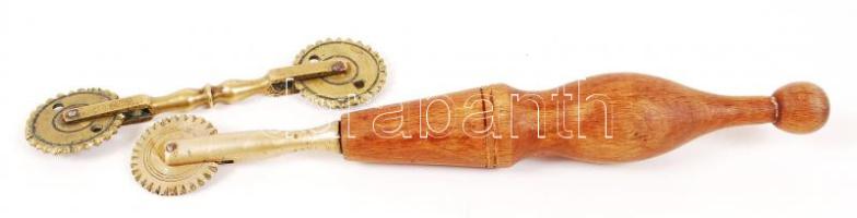 2 db régi réz derelyevágó