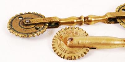 2 db régi réz derelyevágó