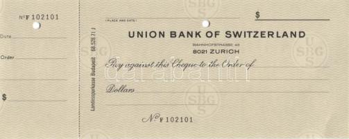 5db klf külföldi kitöltetlen csekkszámla T:I,I-