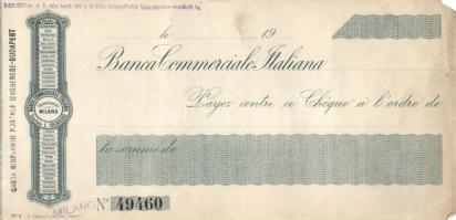 5db klf külföldi kitöltetlen csekkszámla T:I,I-