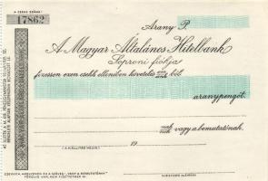 4db klf magyar kitöltetlen csekkszámla T:I,I-