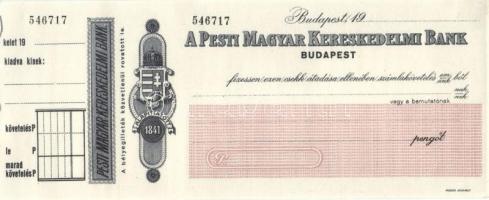 4db klf magyar kitöltetlen csekkszámla T:I,I-