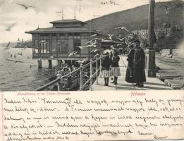 Abbazia, Slatina Promenade, folding card (b)